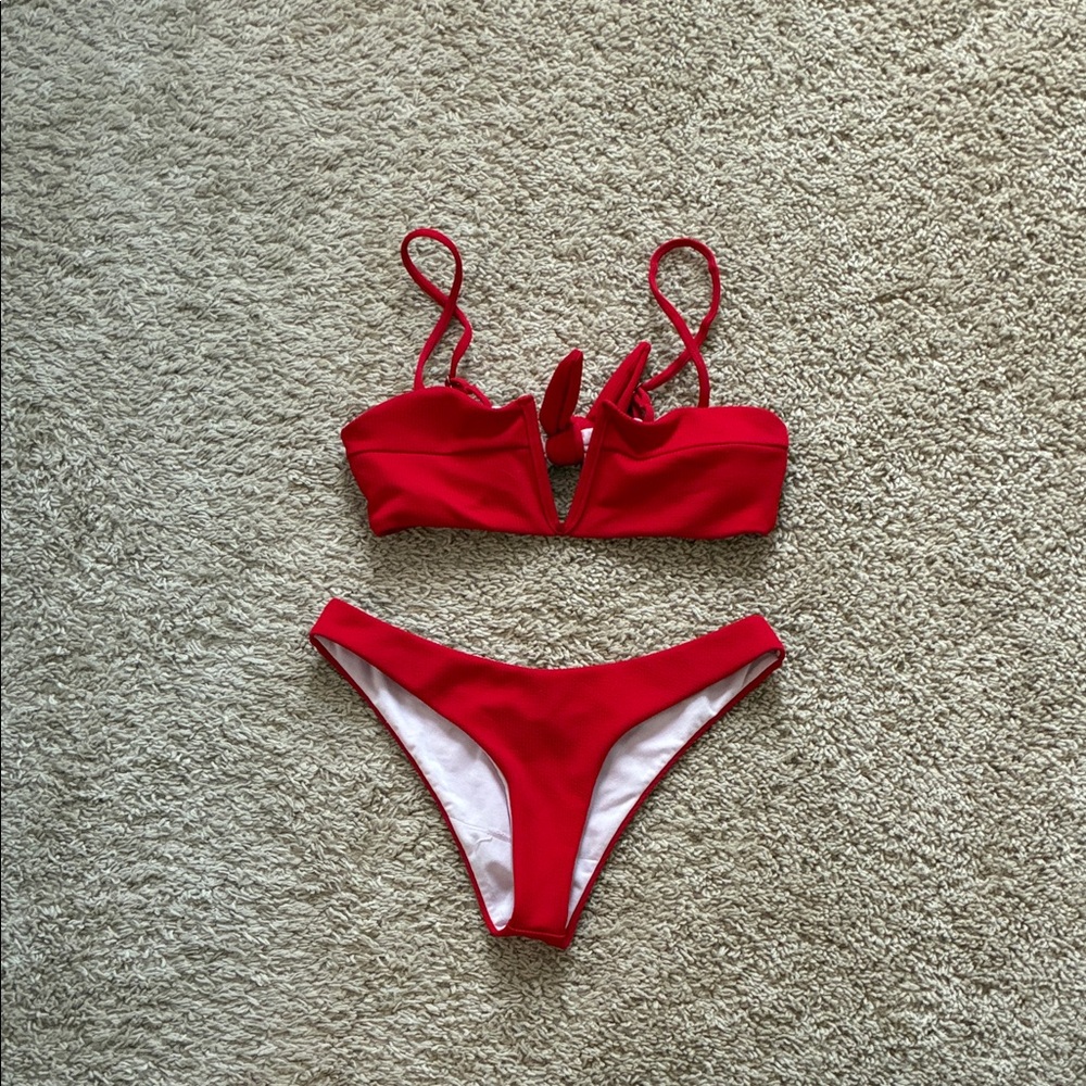 Red Bikini Set